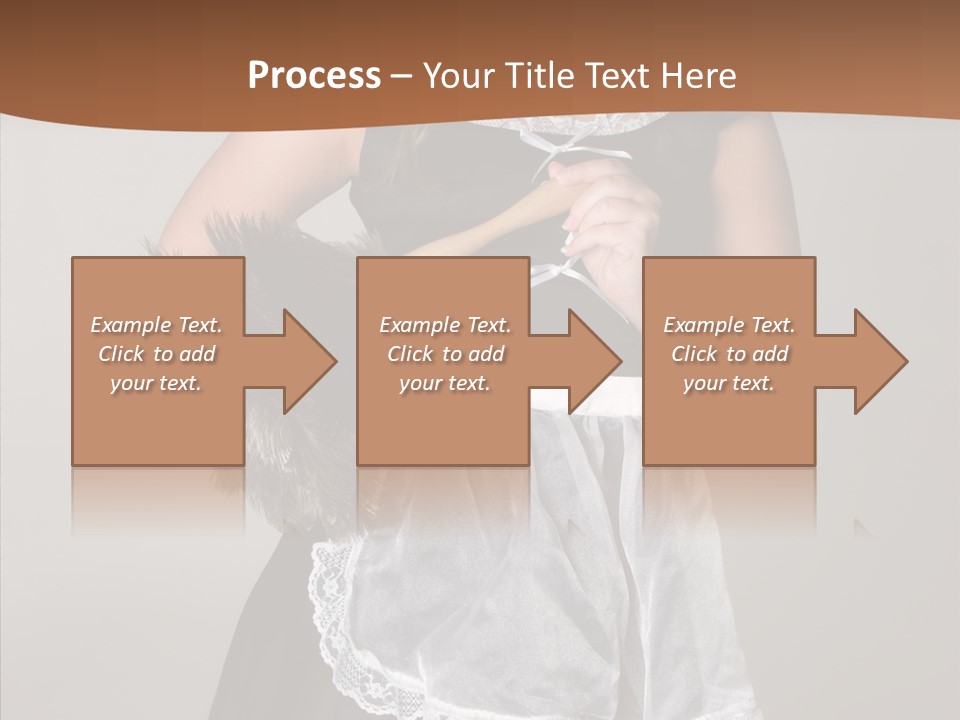 Smiling Maid Youth PowerPoint Template