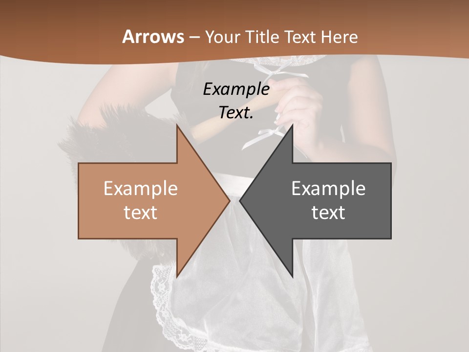 Smiling Maid Youth PowerPoint Template