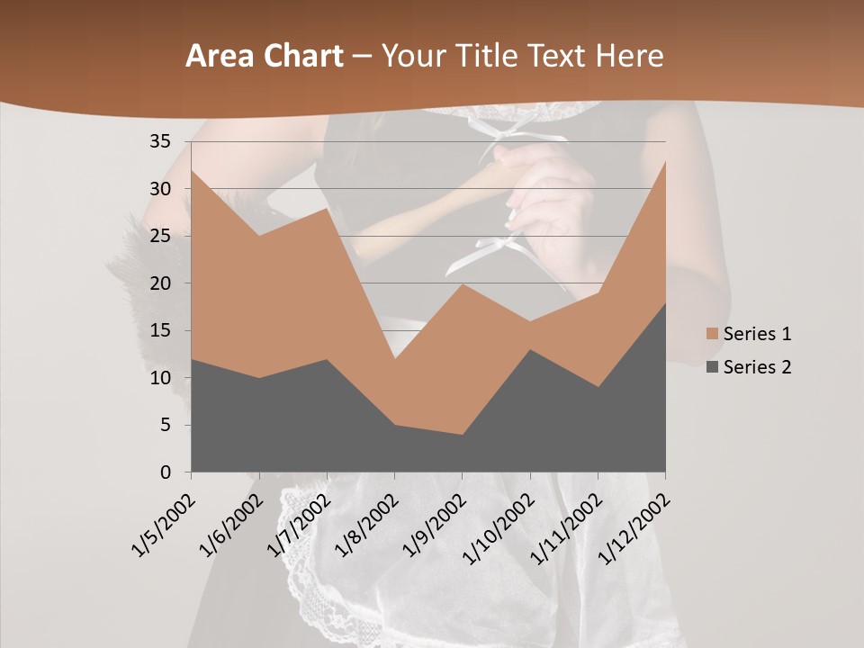 Smiling Maid Youth PowerPoint Template