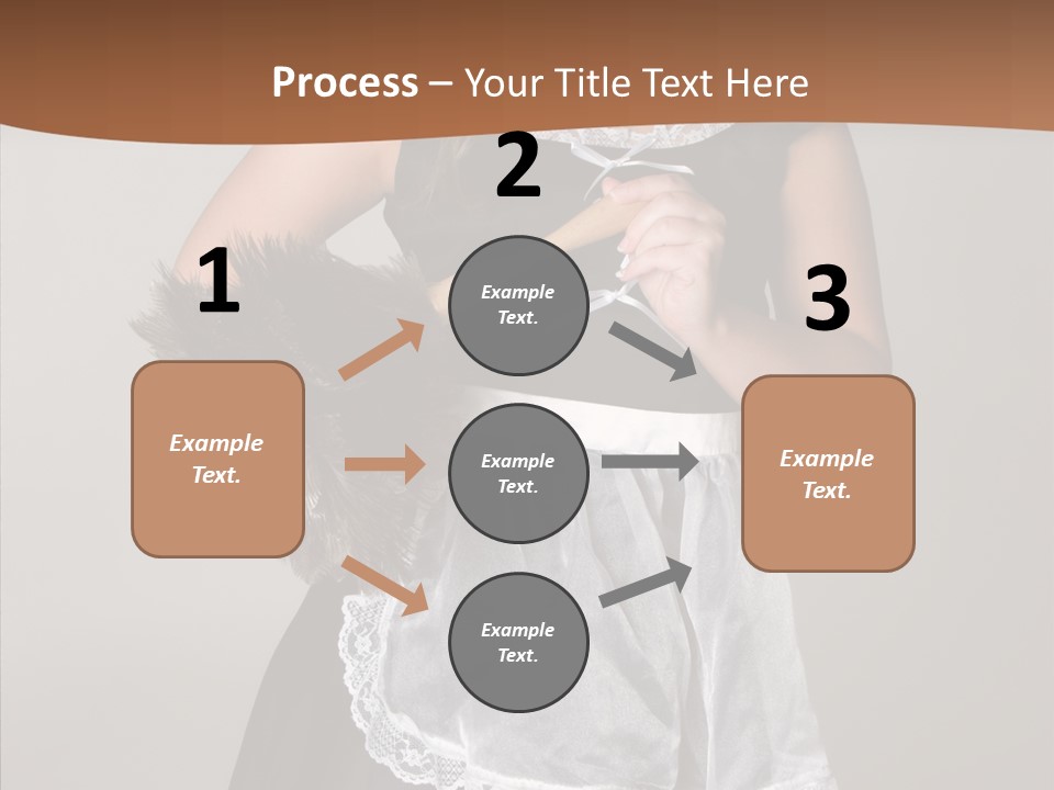 Smiling Maid Youth PowerPoint Template