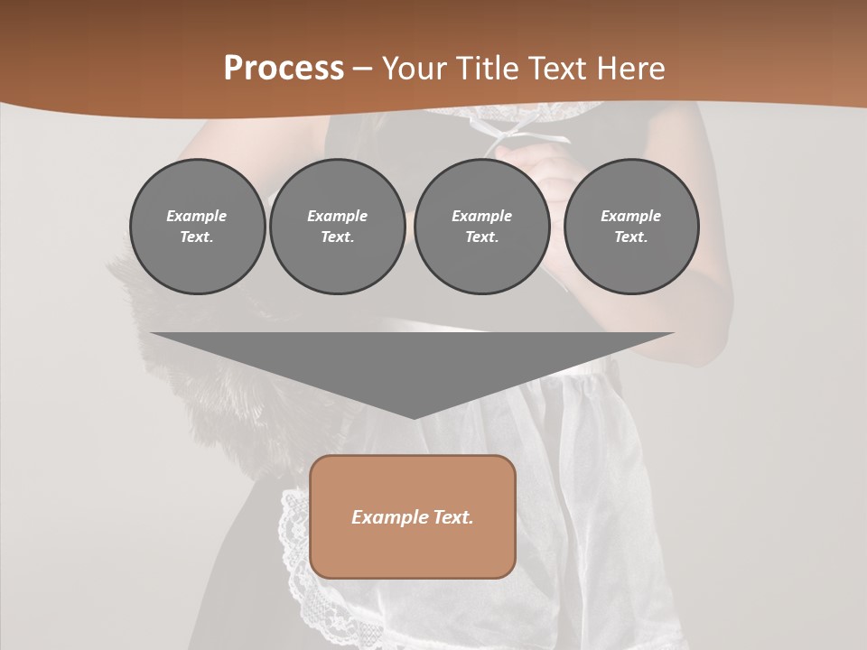 Smiling Maid Youth PowerPoint Template