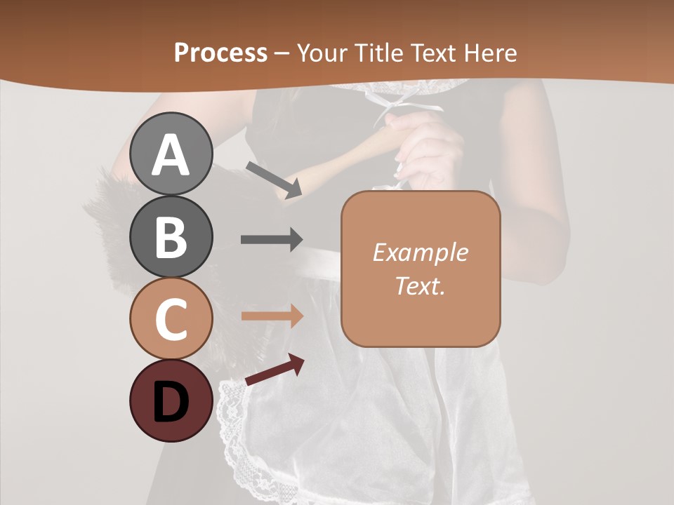 Smiling Maid Youth PowerPoint Template