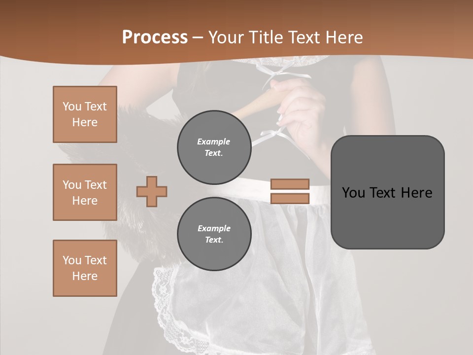 Smiling Maid Youth PowerPoint Template