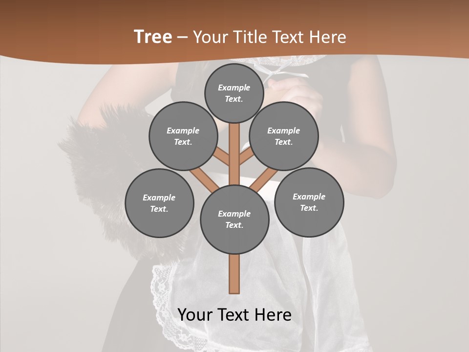 Smiling Maid Youth PowerPoint Template