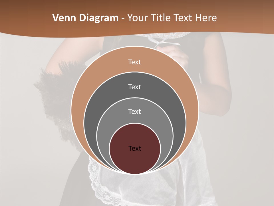 Smiling Maid Youth PowerPoint Template