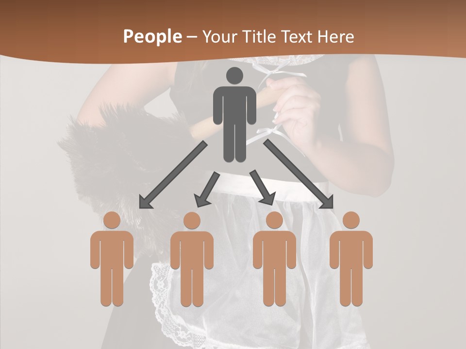 Smiling Maid Youth PowerPoint Template