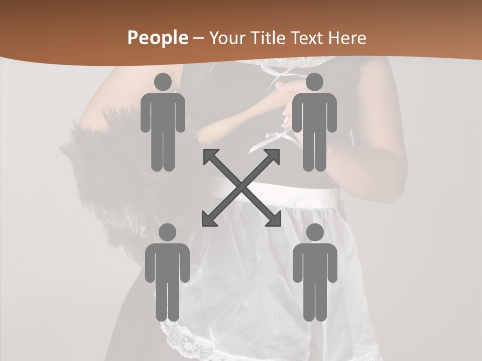 Smiling Maid Youth PowerPoint Template