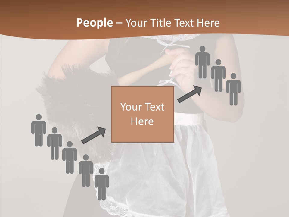 Smiling Maid Youth PowerPoint Template