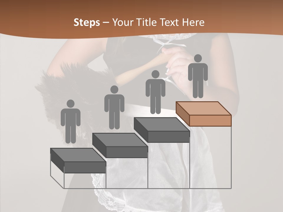 Smiling Maid Youth PowerPoint Template