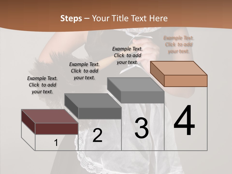 Smiling Maid Youth PowerPoint Template