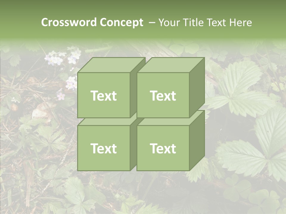Generic Grass Leafs PowerPoint Template