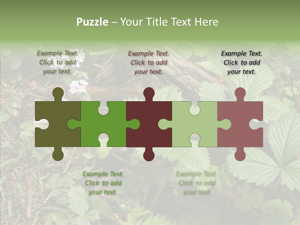 Generic Grass Leafs PowerPoint Template