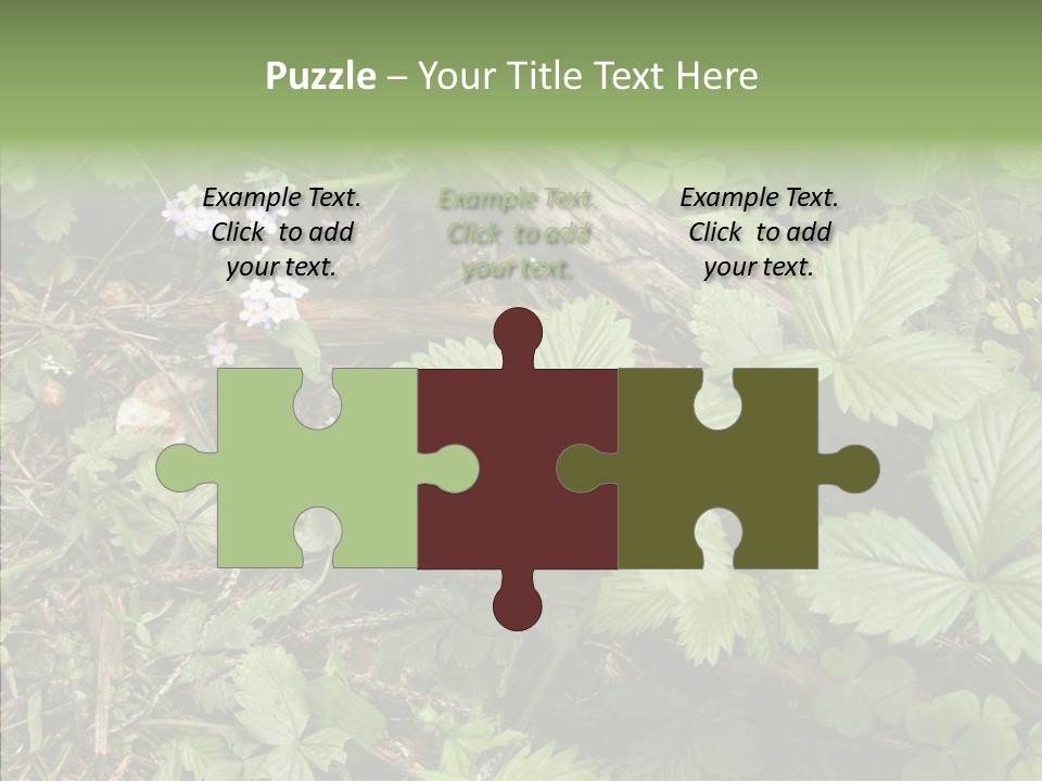 Generic Grass Leafs PowerPoint Template