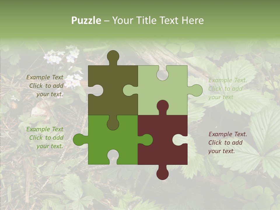Generic Grass Leafs PowerPoint Template