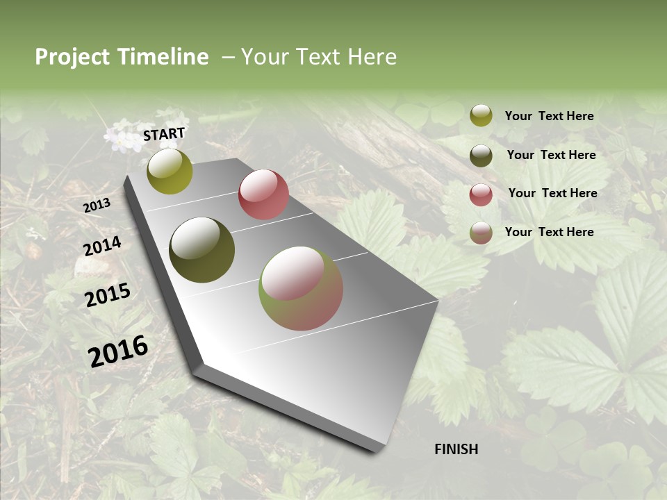 Generic Grass Leafs PowerPoint Template