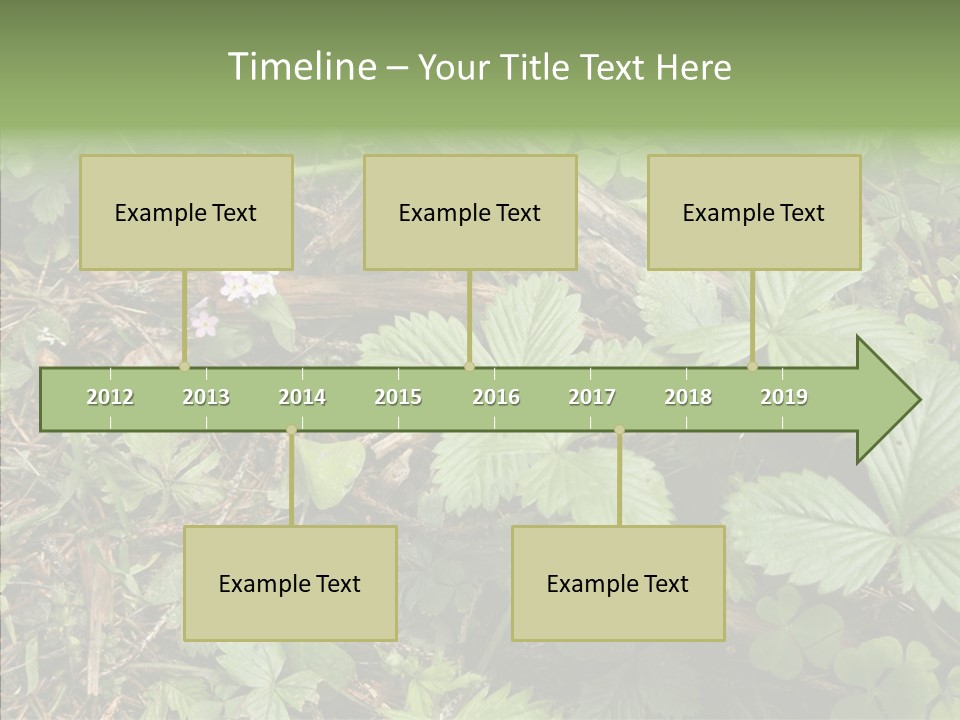 Generic Grass Leafs PowerPoint Template