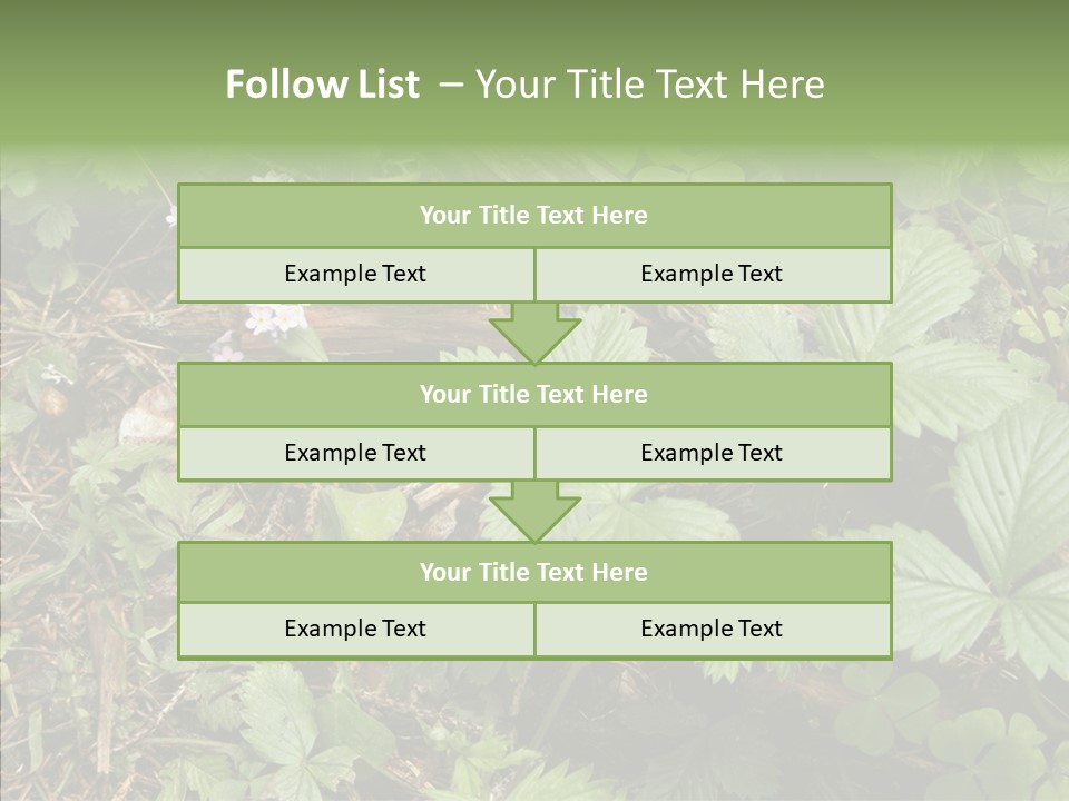 Generic Grass Leafs PowerPoint Template