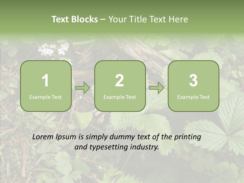 Generic Grass Leafs PowerPoint Template