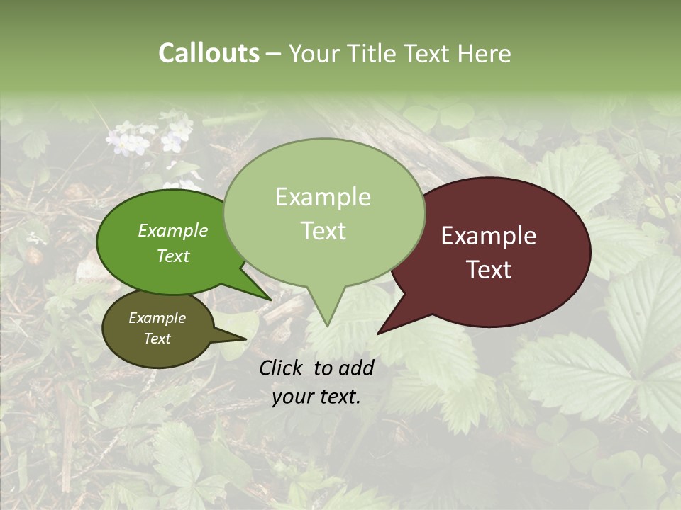 Generic Grass Leafs PowerPoint Template