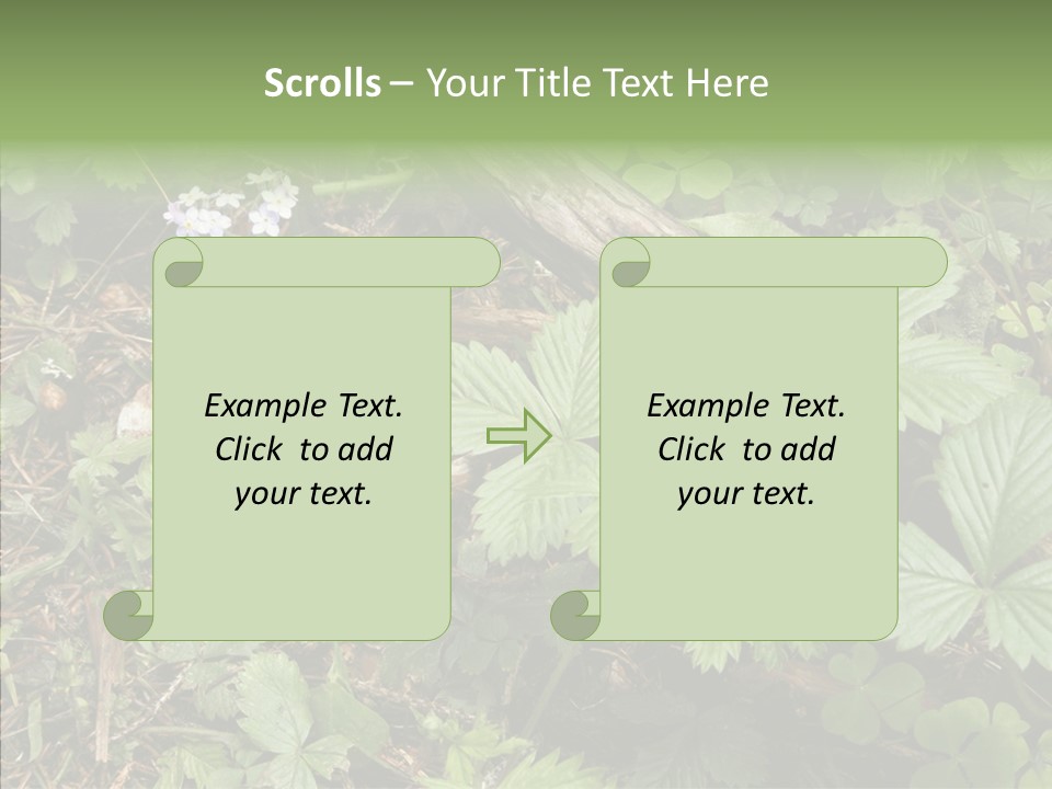 Generic Grass Leafs PowerPoint Template