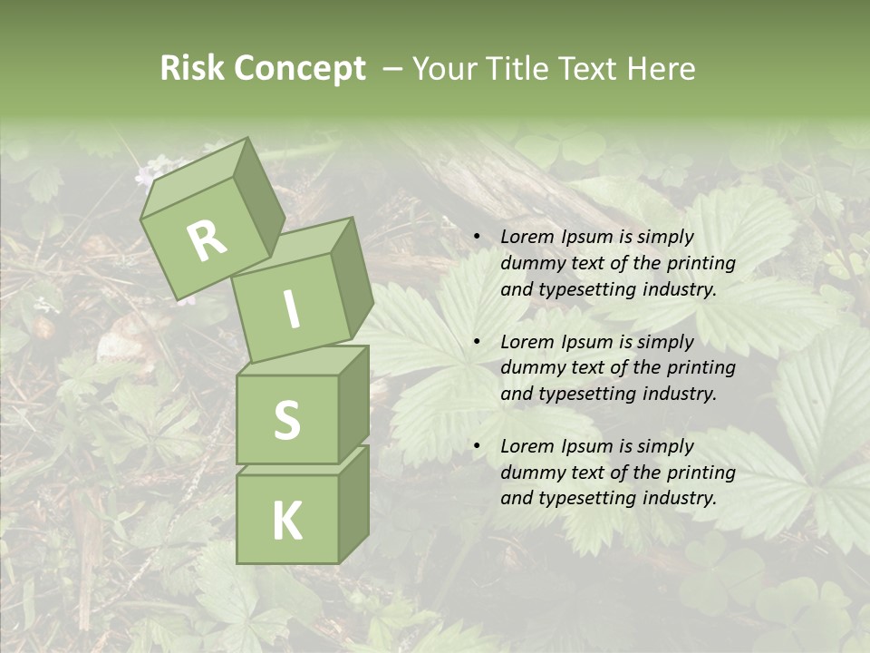 Generic Grass Leafs PowerPoint Template