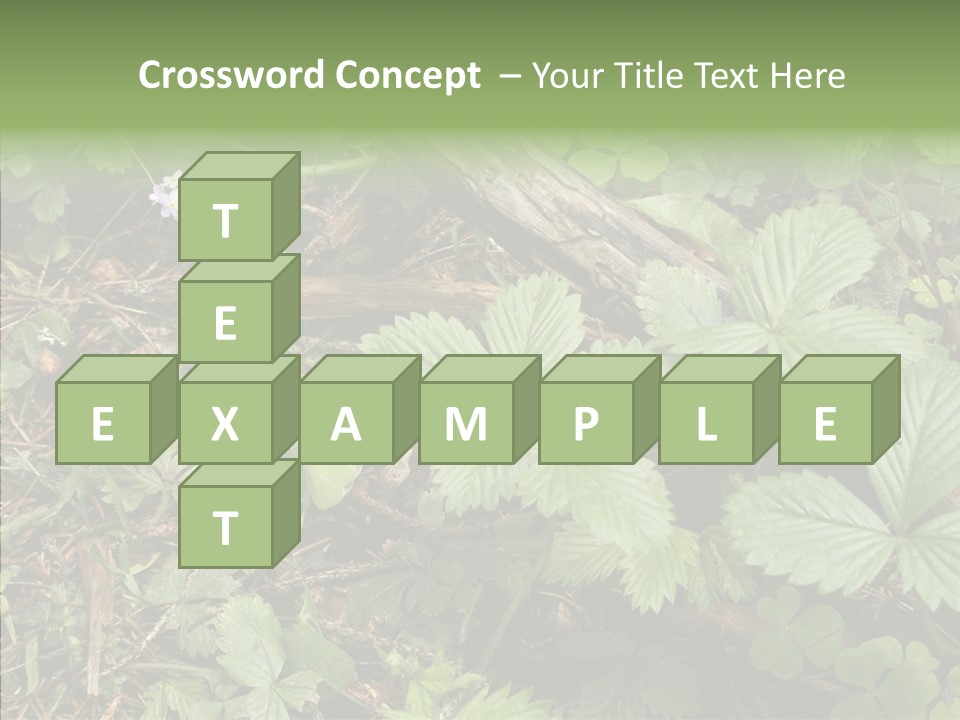 Generic Grass Leafs PowerPoint Template