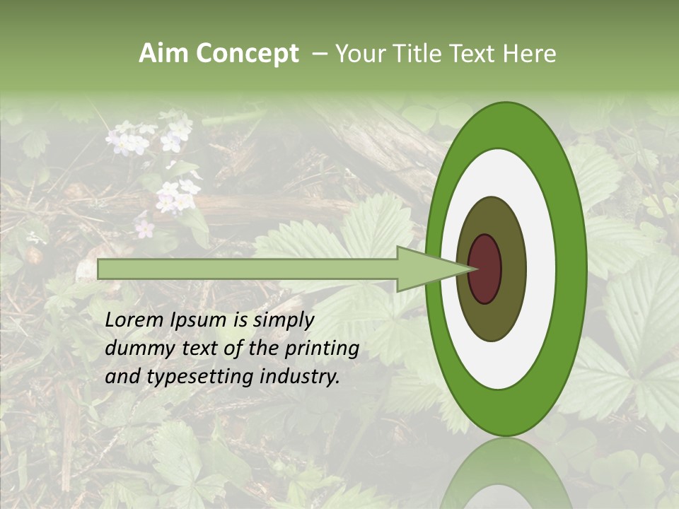 Generic Grass Leafs PowerPoint Template