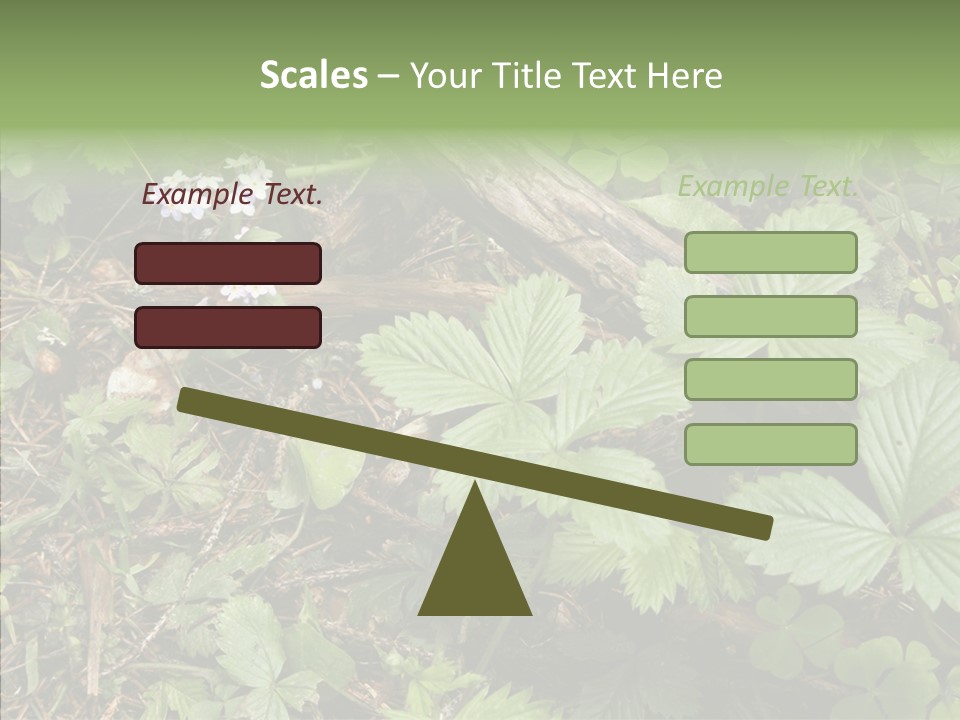 Generic Grass Leafs PowerPoint Template