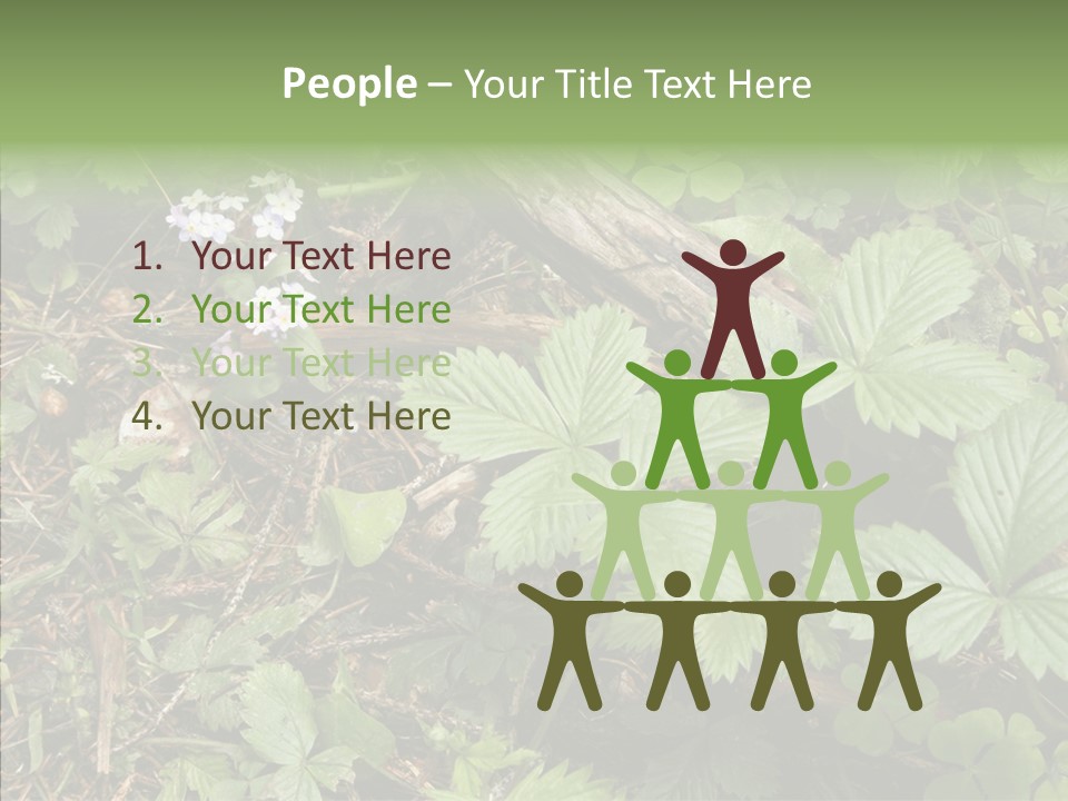 Generic Grass Leafs PowerPoint Template