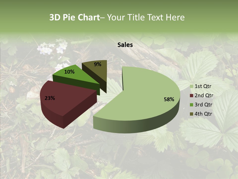 Generic Grass Leafs PowerPoint Template