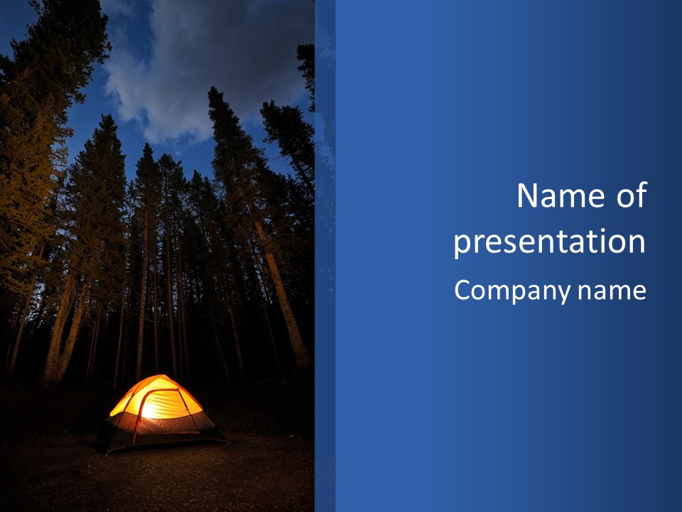 Tranquil Forest Relaxation PowerPoint Template