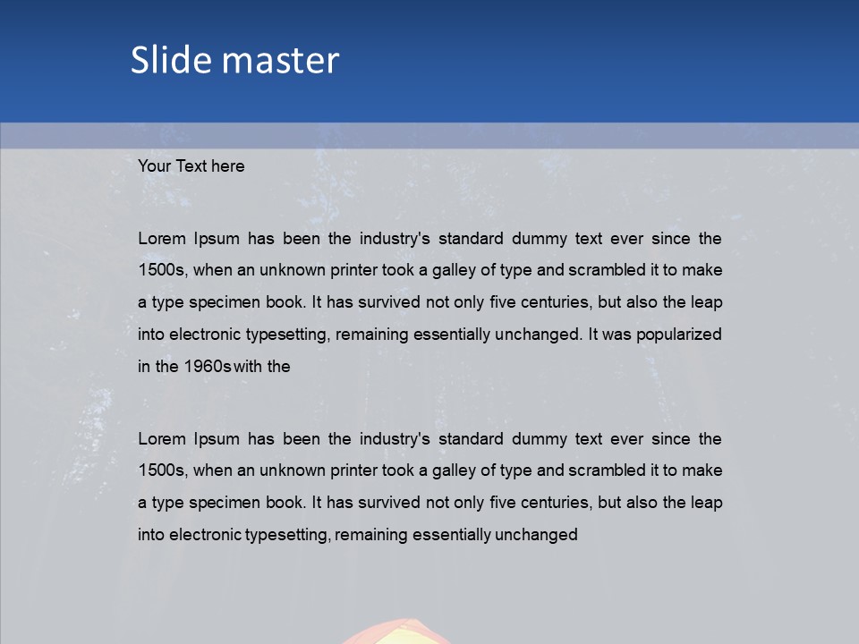 Tranquil Forest Relaxation PowerPoint Template