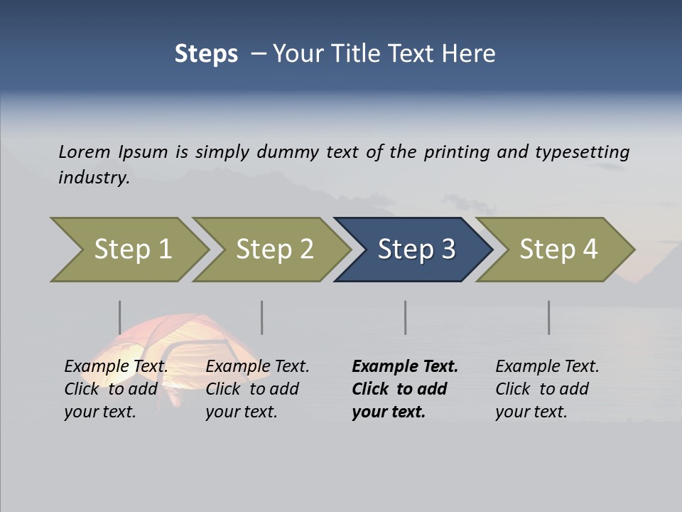 Tranquil Light Time PowerPoint Template