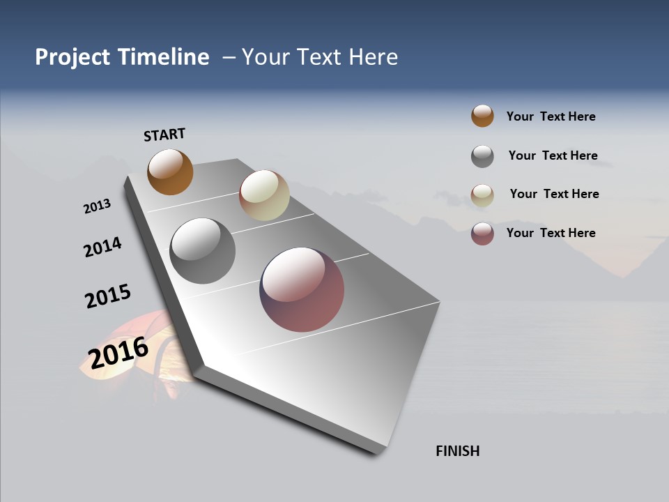Tranquil Light Time PowerPoint Template