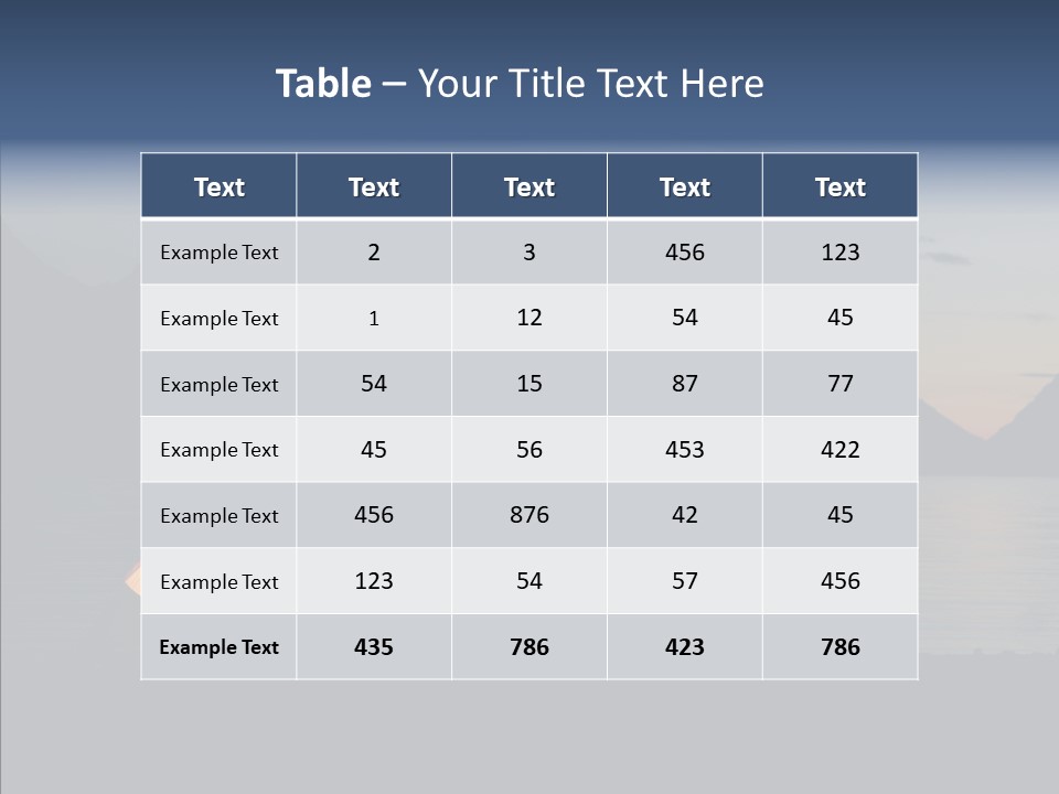 Tranquil Light Time PowerPoint Template