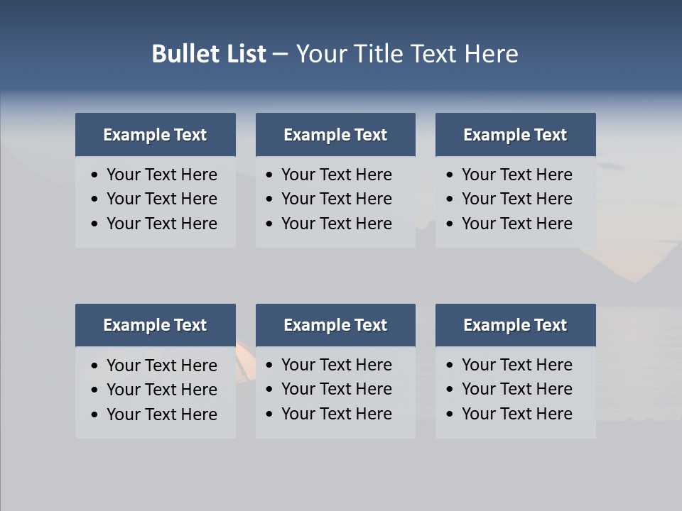 Tranquil Light Time PowerPoint Template