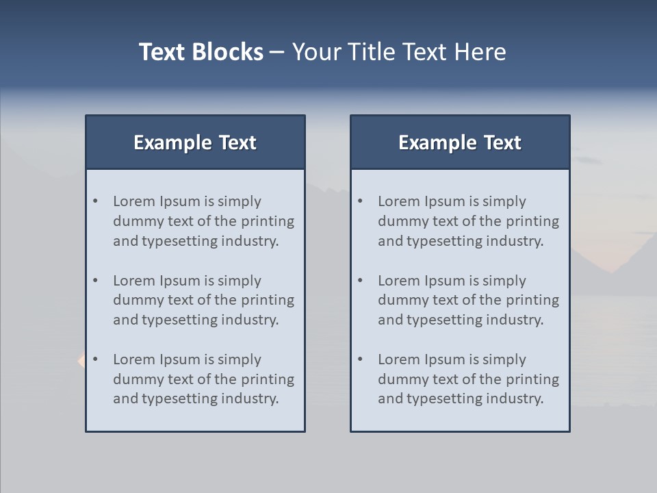 Tranquil Light Time PowerPoint Template