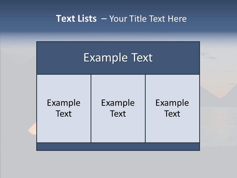 Tranquil Light Time PowerPoint Template
