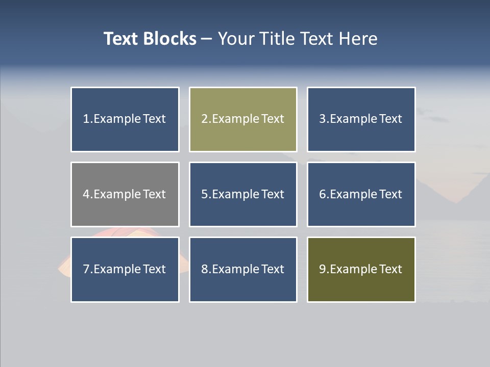 Tranquil Light Time PowerPoint Template