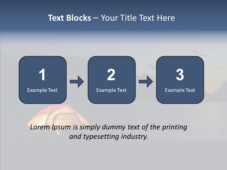 Tranquil Light Time PowerPoint Template