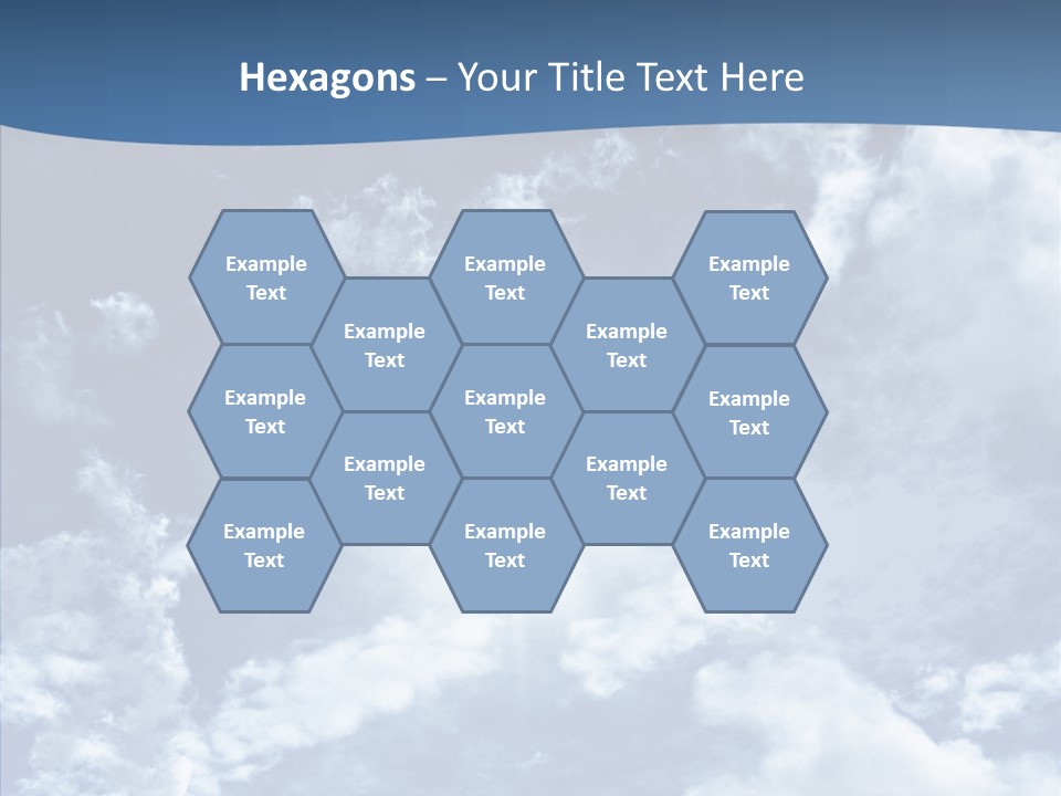 Panorama Bright Blue PowerPoint Template