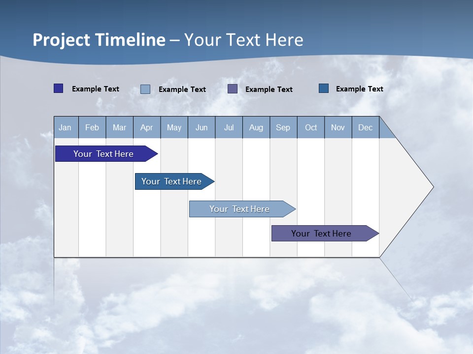 Panorama Bright Blue PowerPoint Template