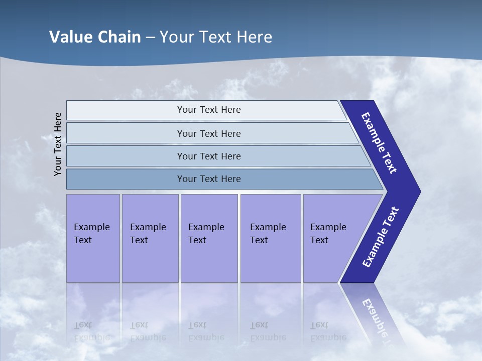 Panorama Bright Blue PowerPoint Template