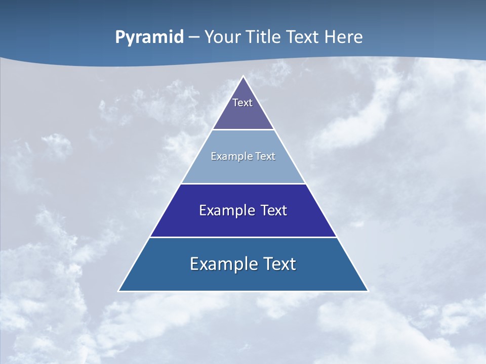 Panorama Bright Blue PowerPoint Template