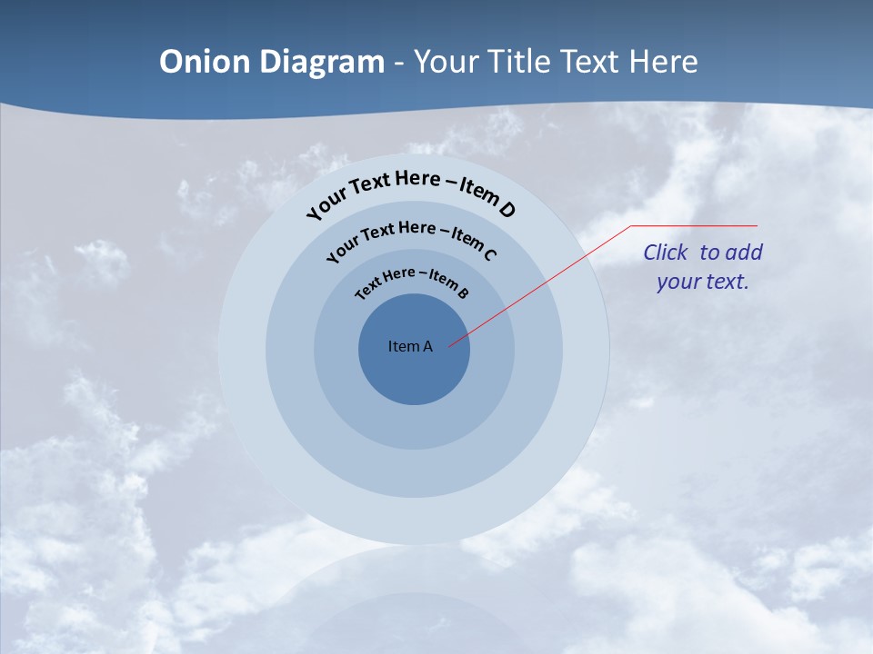 Panorama Bright Blue PowerPoint Template