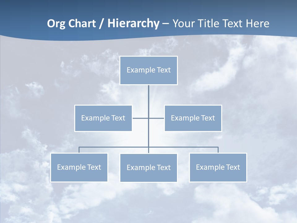 Panorama Bright Blue PowerPoint Template