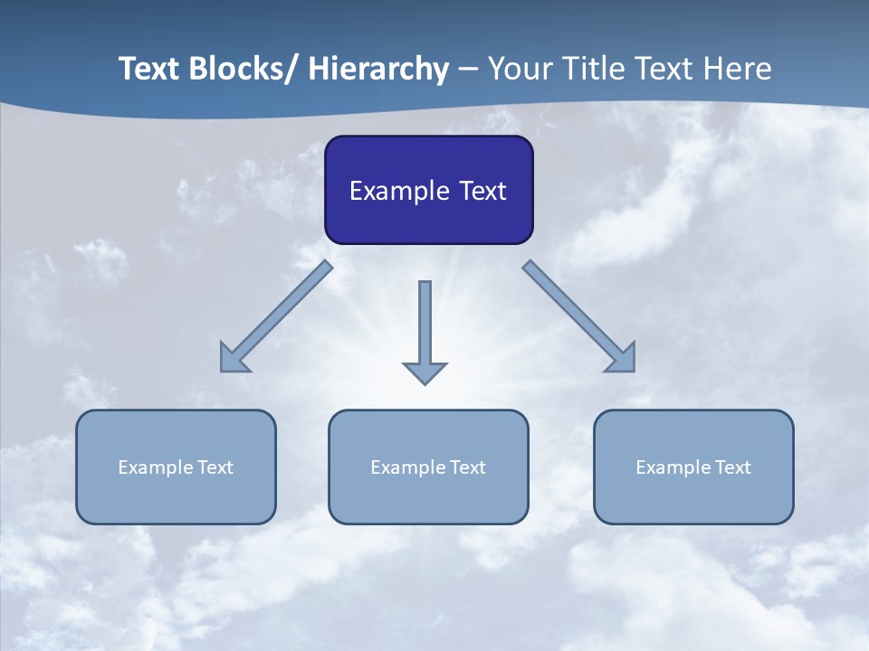 Panorama Bright Blue PowerPoint Template