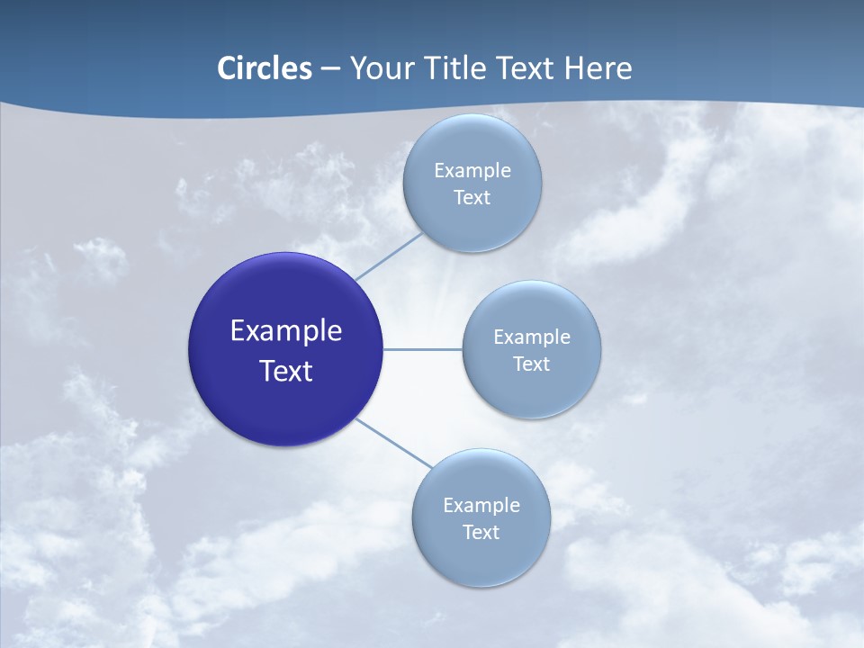 Panorama Bright Blue PowerPoint Template