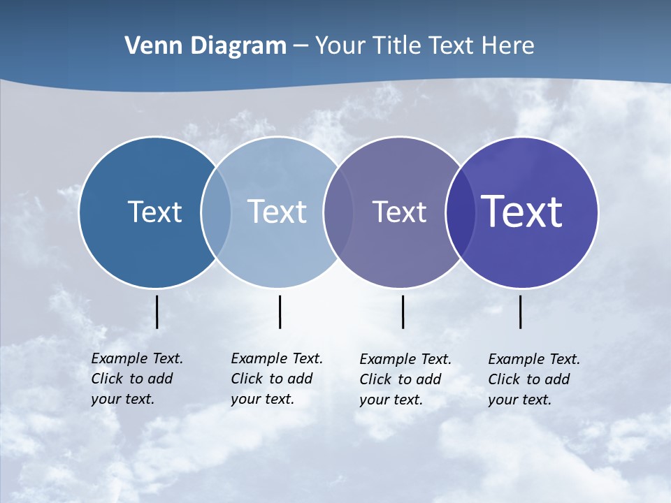 Panorama Bright Blue PowerPoint Template