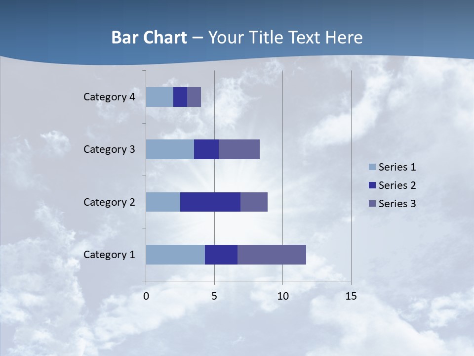 Panorama Bright Blue PowerPoint Template